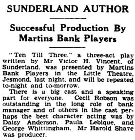 1937 Ten Till Three - Sunderland Echo 19-03-37 BNA MBA